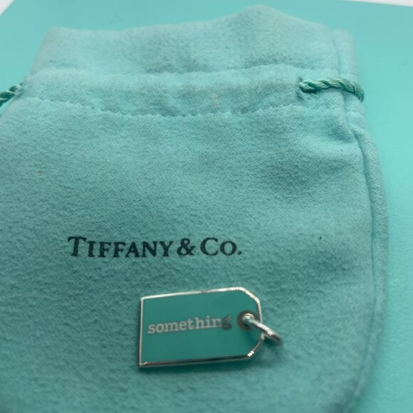 RARE Tiffany Something Blue for the Bride Wedding Charm or Pendant Blue Enamel - Picture 7 of 10